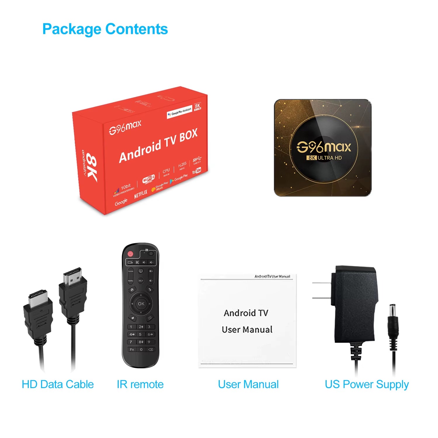 Android 13 8K Ultra HD Smart TV Box Wifi6 Fast Stable Transmission Media Player 4GB64GB Large Memory Netflix Youtube ATV MAXA13